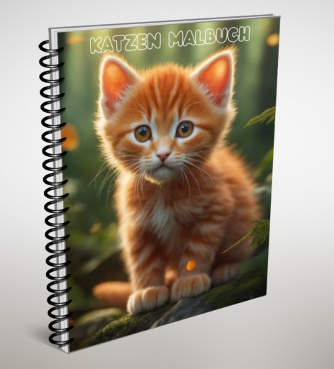 Katzen Malbuch.