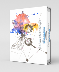 Schmetterlinge Malbuch.