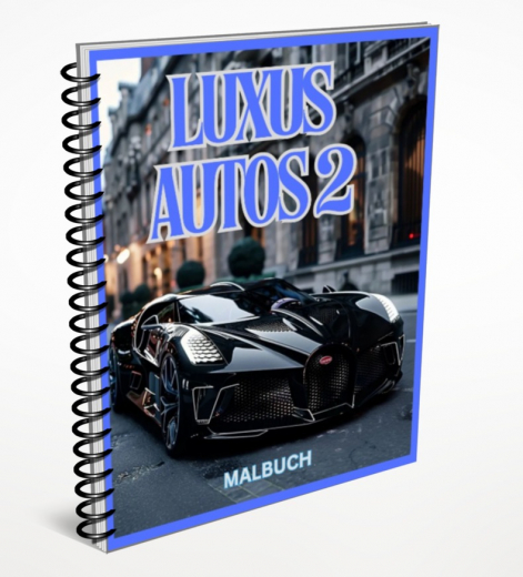 Luxus Autos 2 Malbuch.