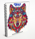 Wolf Mandala Malbuch