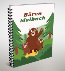 Bären Malbuch.