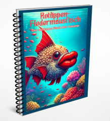 Rotlippen Fledermausfisch