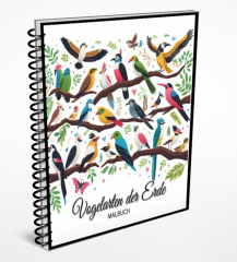 Vogelarten der Erde. Malbuch